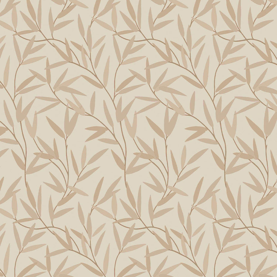 Laura Ashley Wallpaper Willow Neutral Leaf Smooth Matt Living Room Bedroom - Image 1