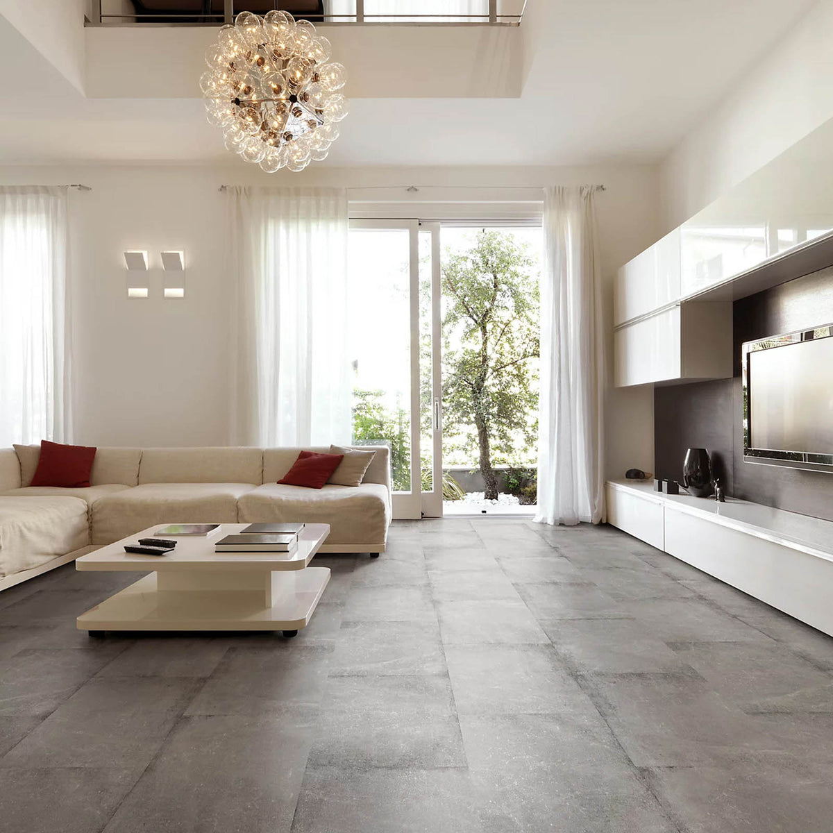 Composite Click Flooring Classy Grey Concrete Effect 9mm Indoor 1.95m² - Image 7