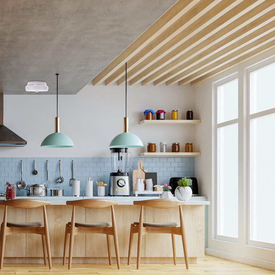 SAFE-TECH Interlinked Heat Alarm Wireless AJ-718i Lithium Battery White - Image 2