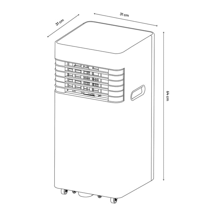 Air Conditioner Mobile Cooler 3 in 1 Dehumidifier Ventilation Remote Control - Image 6