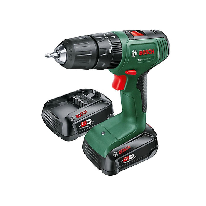 Bosch Combi Drill Cordless 18V 2x2Ah Li-Ion EasyImpact18V-40 Compact Soft Grip - Image 1