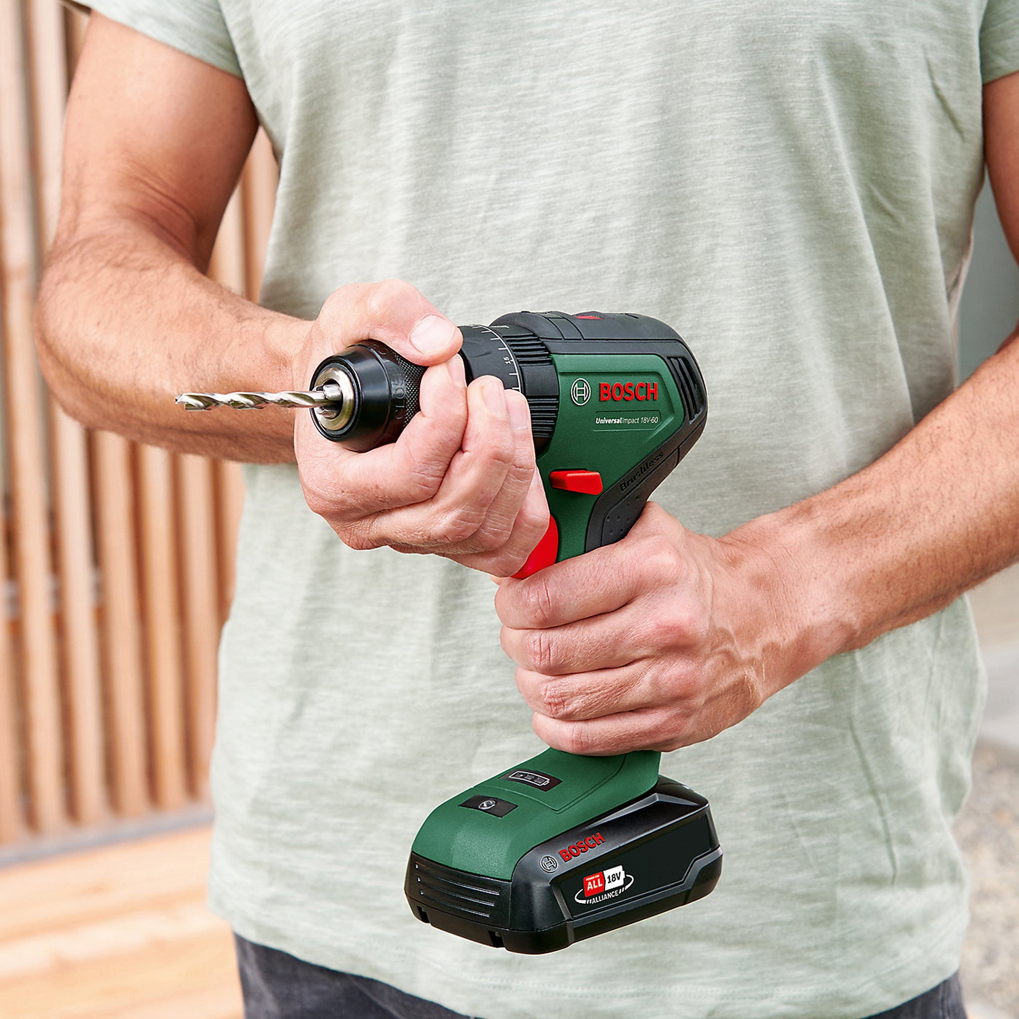 Bosch Combi Drill Cordless 18V 2x2Ah Li-Ion UniversalImpact18V-60 Brushless - Image 2