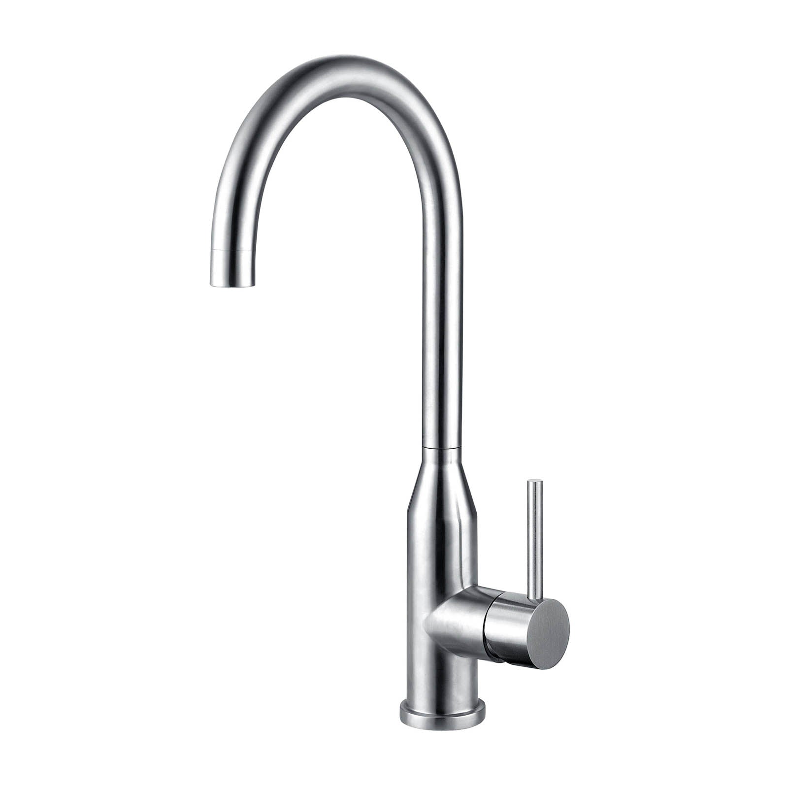 Franke Kitchen Tap Mixer Stainless Steel Side Lever Swivel Spout Modern - Image 1