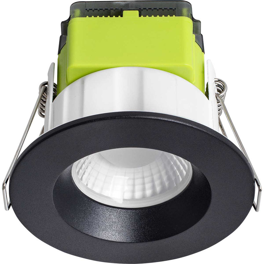 Luceco LED Downlight Black Fire Rated Cool And Warm White Spotlights Pack Of 6 - Image 4