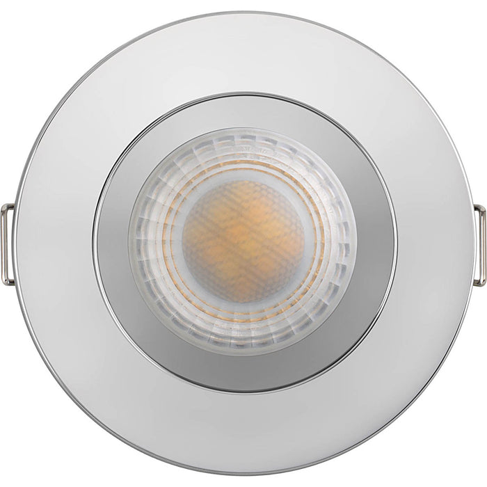 LED Downlight Fire-Rated Polished Chrome Effect Fixed Round 60W IP65 Pack of 6 - Image 3