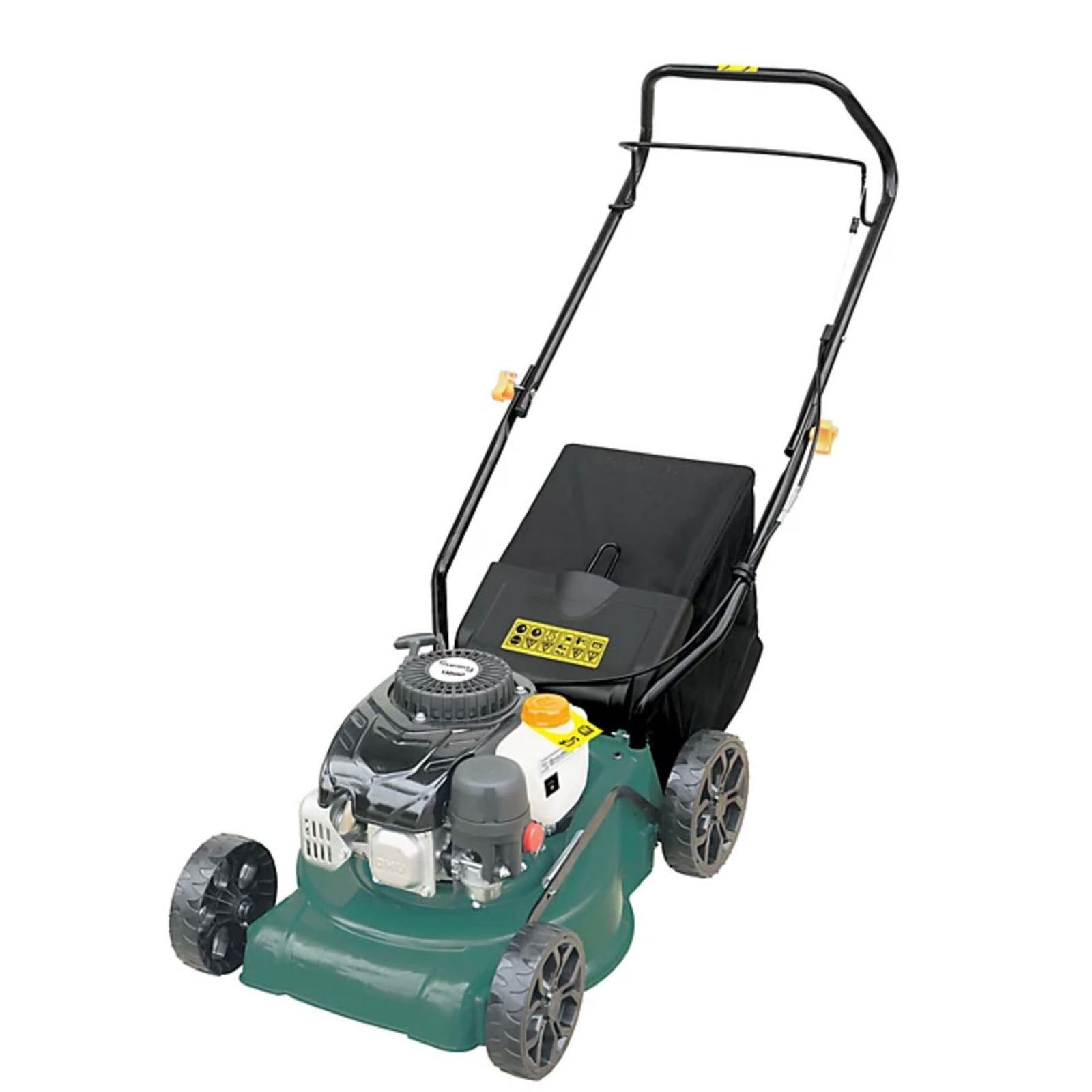 Petrol Push Lawnmower FPLM132H-6 132cc Effecient Engine Low Emission Compact 40cm - Image 1