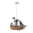 Hikaru Ceiling Light Pirate Ship Pendant Plastic Adjustable Height IP20 Indoor - Image 1