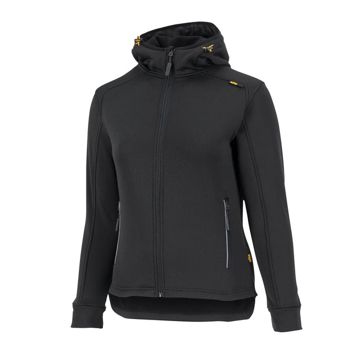 Site Hooded Sweatshirt Jacket Women's Black Regular Fit Full Zip Small Size 8 - Image 1