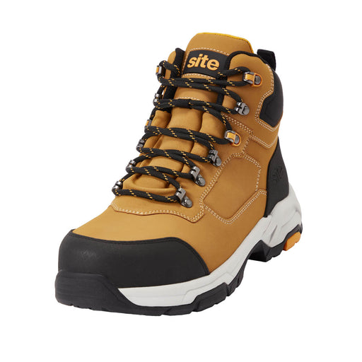 Site Safety Boots Mens Regular Fit Waterproof Steel Toe Cap Work Shoes Size 12 - Image 1
