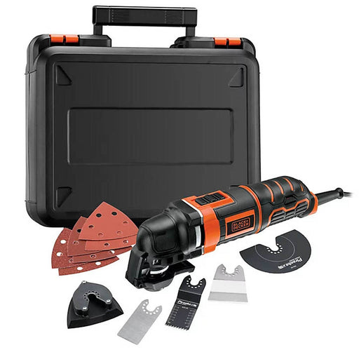 Black+Decker Multi Tool Electric MT300KA Variable Speed 12 Accessories 300W - Image 1