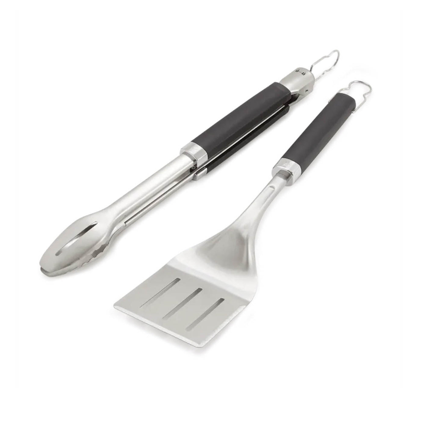 BBQ Tool Set Tongs And Spatula Barbecue Stainless Steel Accessories Soft Handle - Image 1