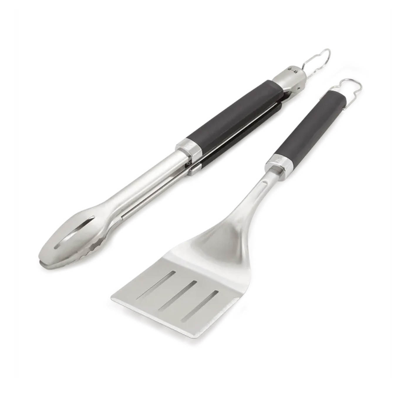 BBQ Tool Set Tongs And Spatula Barbecue Stainless Steel Accessories Soft Handle - Image 1