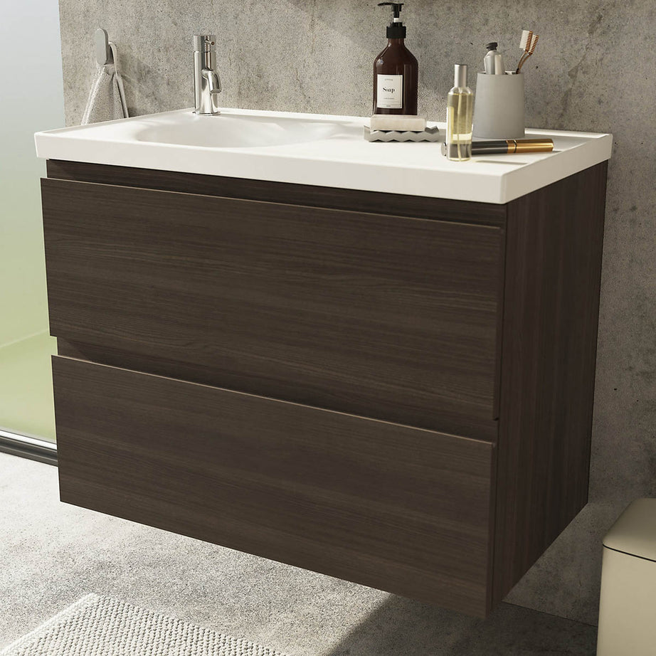 Basin Tap Mono Mixer Chrome Ceramic Cartridge Clicker Waste Bathroom Modern - Image 7