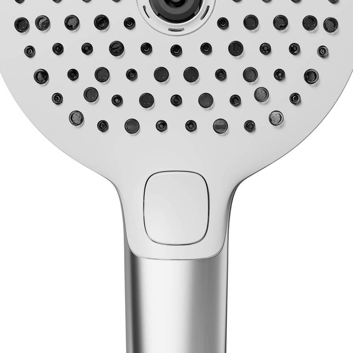 Shower Kit Chrome 3 Spray Pattern Bathroom Riser Rail Bar Hose Shower Head - Image 4