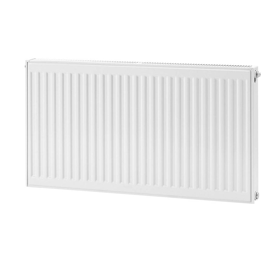 Flomasta Radiator 21 Double Panel White Mild steel Horizontal (H)50x(W)80cm - Image 1