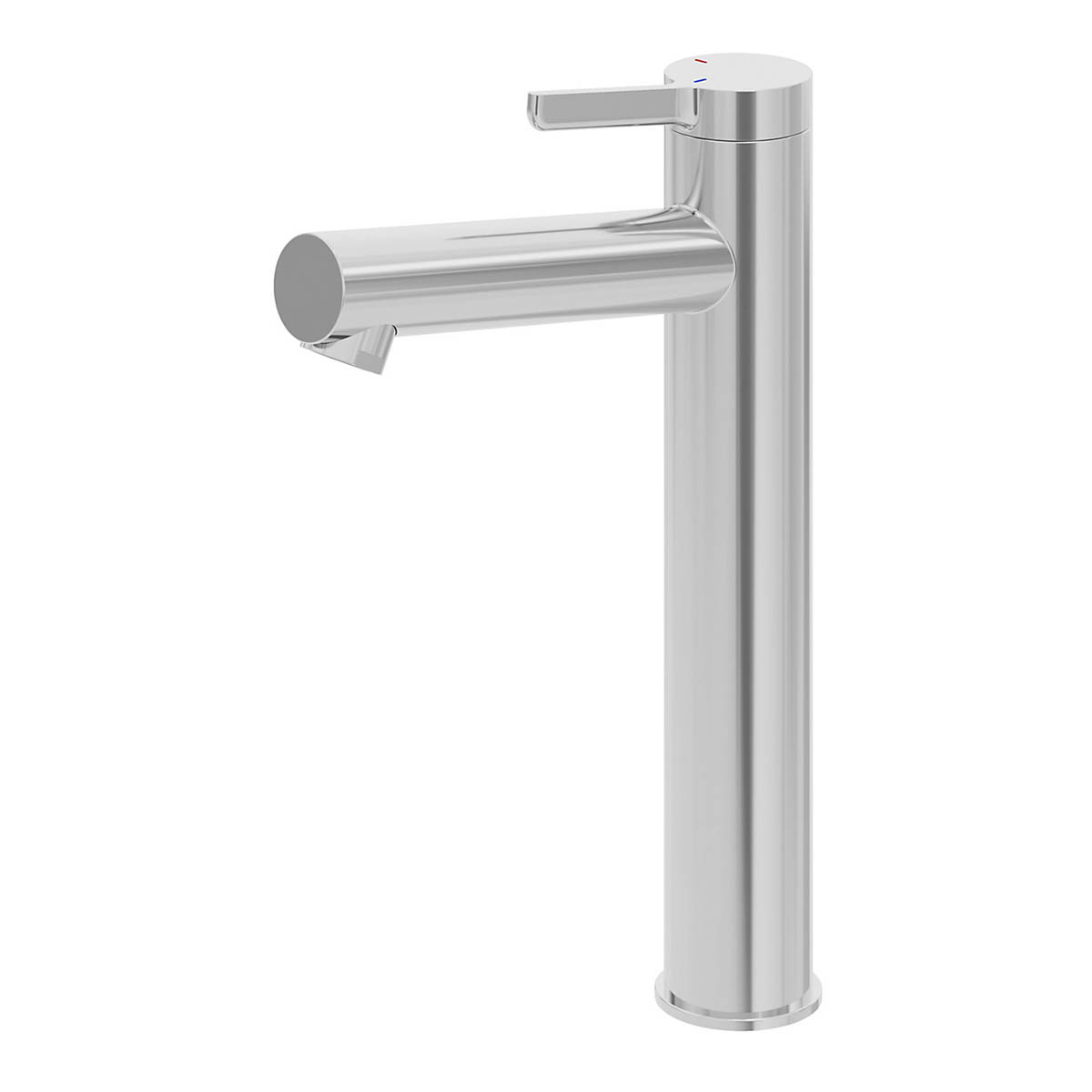 Bathroom Basin Tap Mixer Chrome Tall Single Lever Ceramic Cartridge Faucet - Image 1