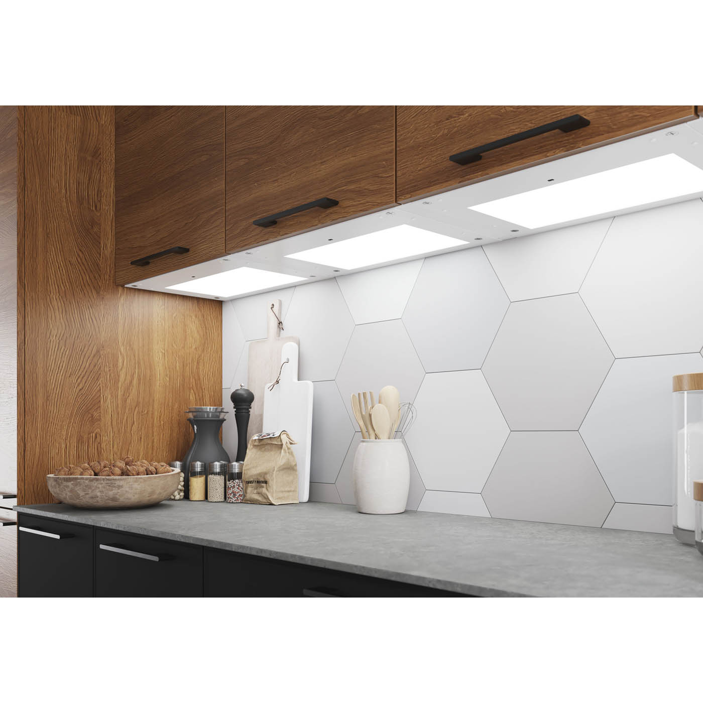 GoodHome Under Cabinet Light LED Cool white & warm white IP20 (L)319mm (W)464mm - Image 3
