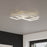 LED Ceiling Light Rectangle Matt Warm White Modern Bedroom Livingroom - Image 2