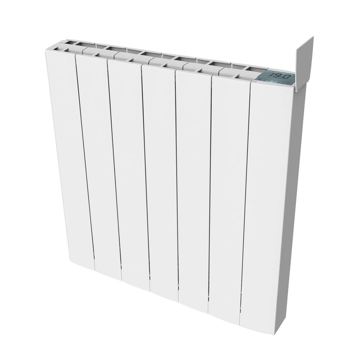 Electric Panel Heater Radiator White Programmable Thermostatic 1500W H580xW578mm - Image 1