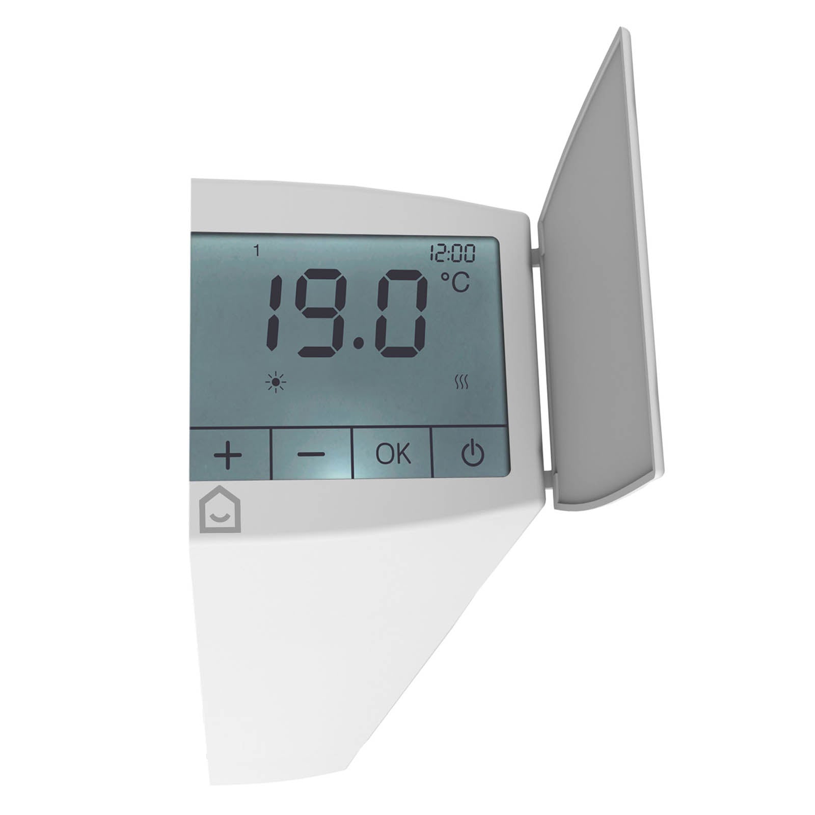 Electric Panel Heater Radiator White Programmable Thermostatic 1500W H58xW57.8cm - Image 4