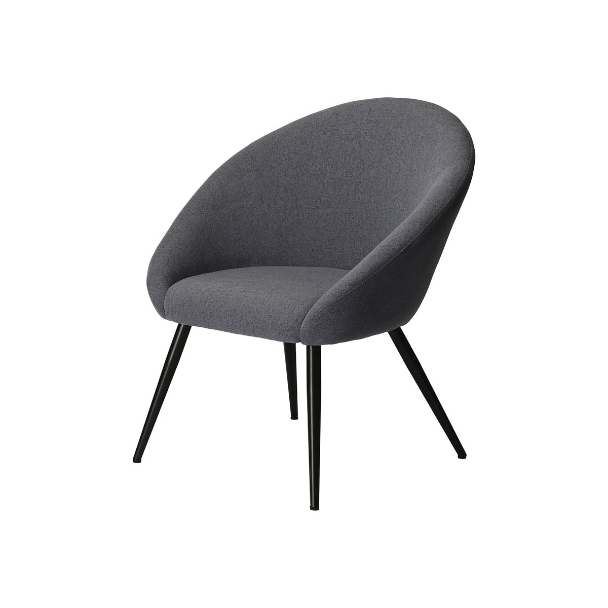 Colenso Relaxer Chair Dark Blue Linen Effect Modern (H)845 (W)730 (D)665mm - Image 1
