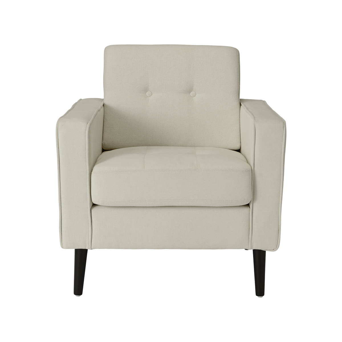 Relaxer Accent Chair Off White Linen Living Room Bedroom (H)850 (W)770 (D)795mm - Image 4