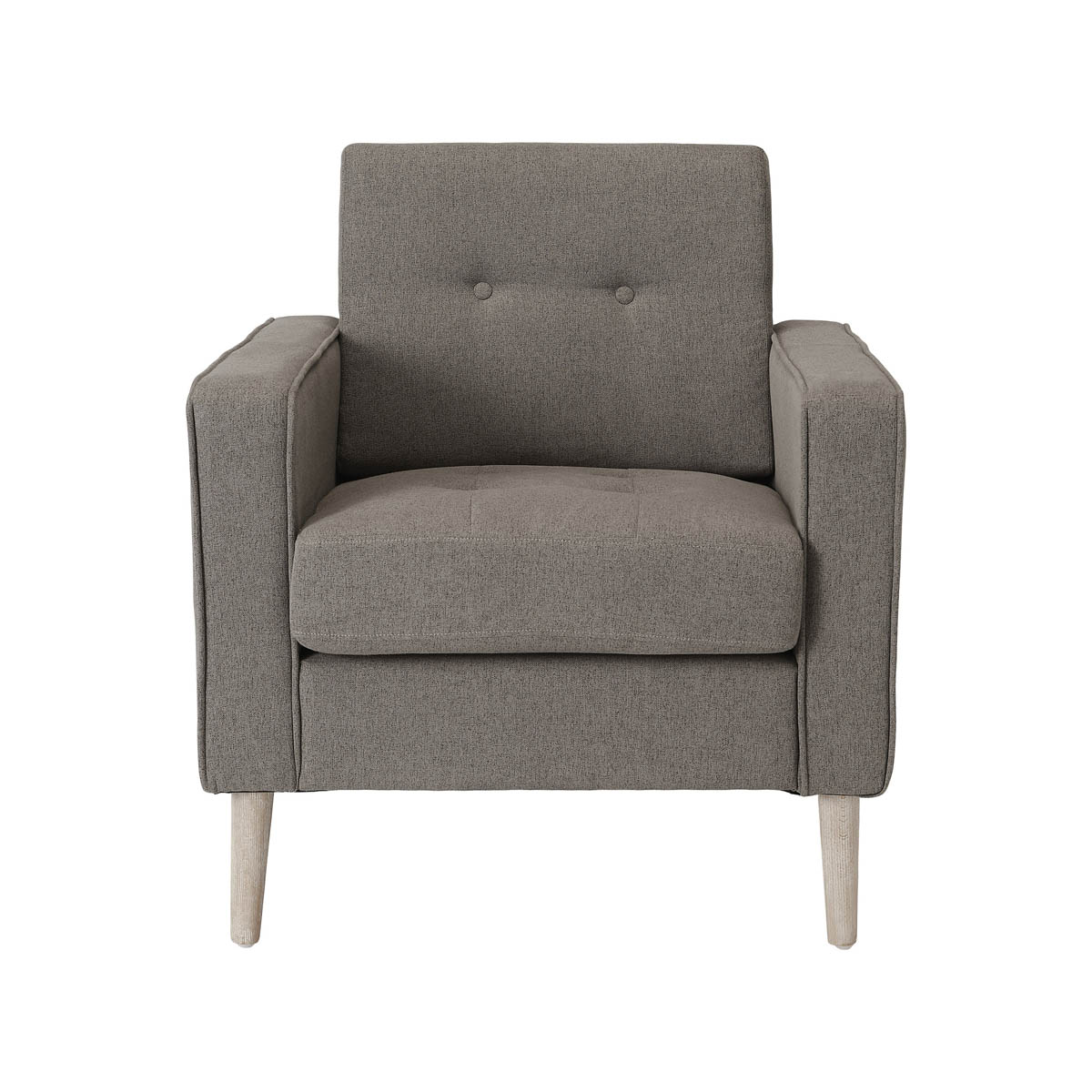 Relaxer Accent Chair Dark Grey Linen Living Room Bedroom (H)850 (W)770 (D)795mm - Image 3
