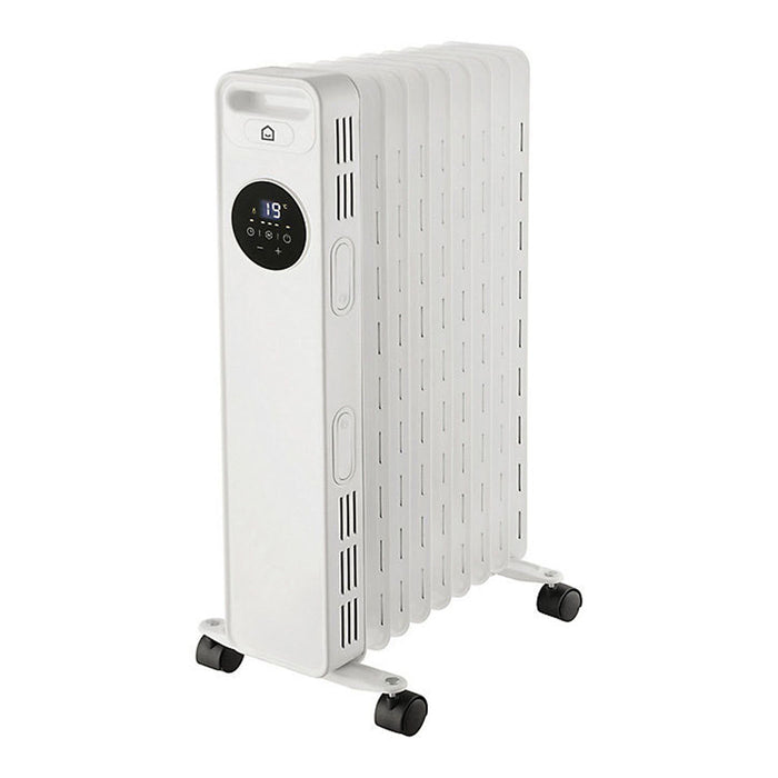 Oil Filled Radiator 2000W White Space Heater Portable LED Display Remote Control - Image 5