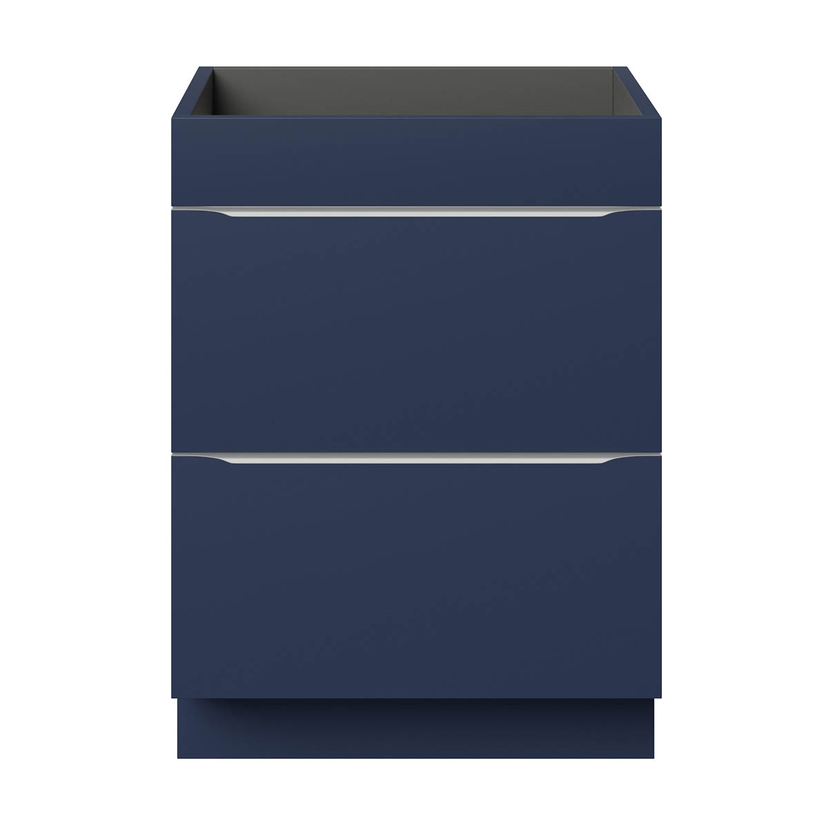 Bathroom Basin Cabinet Matt Blue Freestanding Storage Vanity Unit (H)82x(W)60cm - Image 3
