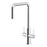 GoodHome Kitchen Tap Twin Lever Chrome-Plated Contemporary Brass Anti-Limescale - Image 1