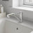 Kitchen Mixer Tap Chrome Gloss Single Lever Swivel Spout Brass Contemporary - Image 2