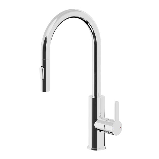 Pull Out Kitchen Tap Mixer Chrome Single Lever Swivel Spout Contemporary Faucet - Image 1