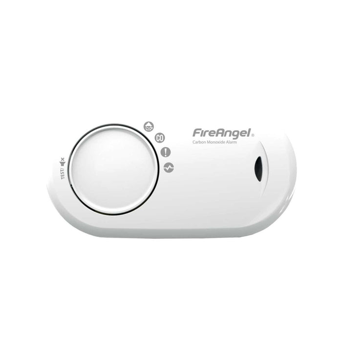 Carbon Monoxide Detector CO Alarm Wireless 10 Years Life Battery Powered White - Image 1