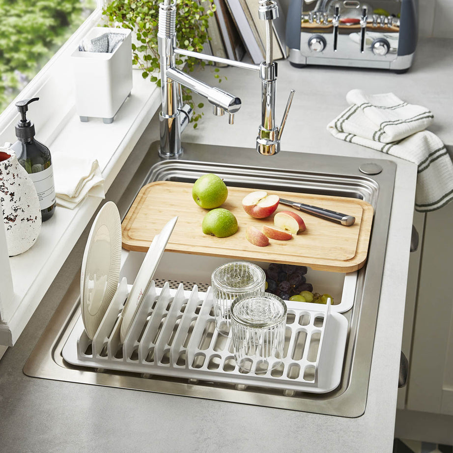 Kitchen Sink 1 Bowl Brushed Stainless Steel Reversible Drainer Rectangular - Image 2