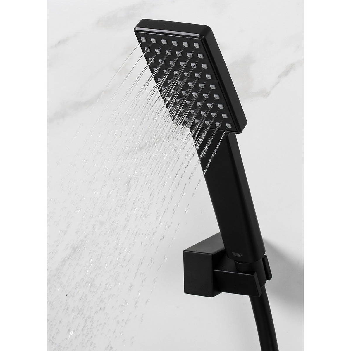 Bristan Bath Filler Tap Mixer With Hand Held Set Black Brass Contemporary - Image 7