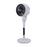Standing Fan White Silver Portable Oscillating 12 Speed Pedestal Cooler Home 20W - Image 1