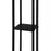 Floor Lamp Bamboo 4-Tier Storage Display Shelf Matt Black And White Modern - Image 4