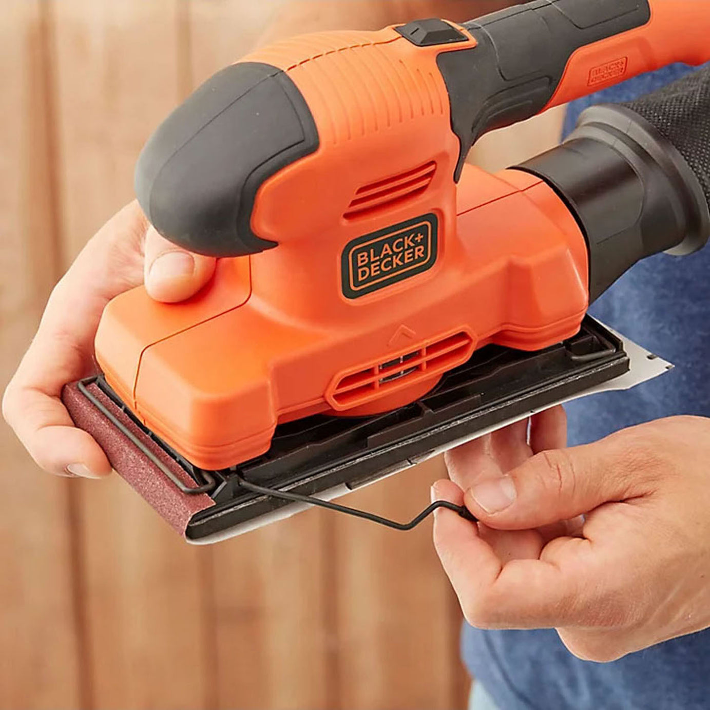 Black And Decker 1/3 Sheet Sander Electric BEW220-GB Lightweight Compact 150W - Image 6