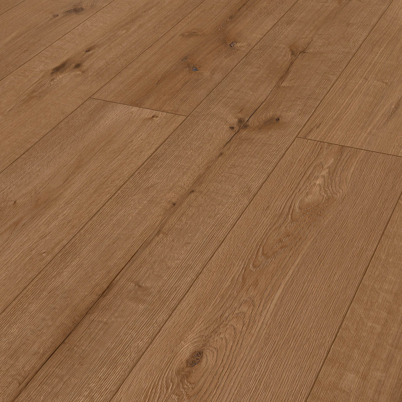 GoodHome Italo Walnut Oak effect Textured Click vinyl Planks, 2.36m² - Image 1