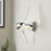 LED Wall Light Wired Steel Chrome Spiral Modern Bedroom Living Room 538lm - Image 1
