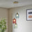 Pendant Ceiling Light Multi Arm 3 Way Modern Multicolour Glass Shades (Dia)280mm - Image 2