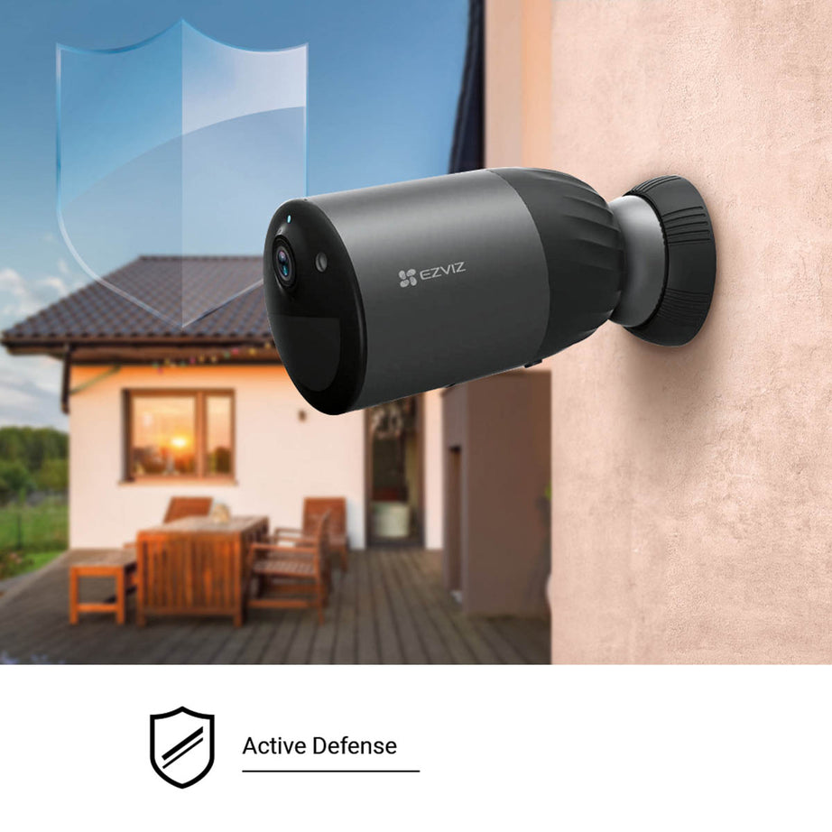 Ezviz Outdoor Camera Smart BC1C 1080p Wi-Fi Night Vision Grey Battery Powered - Image 5