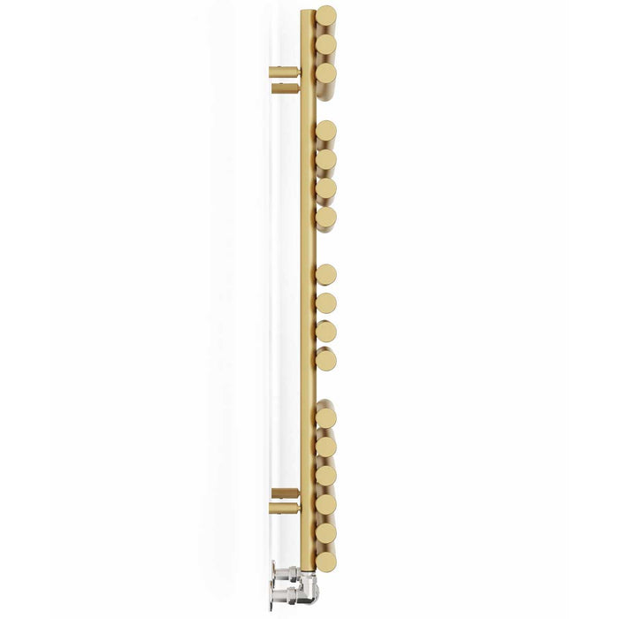 Terma Towel Rail Radiator Flat Brass Effect Bathroom Warmer (H)108.5x(W)52cm - Image 4