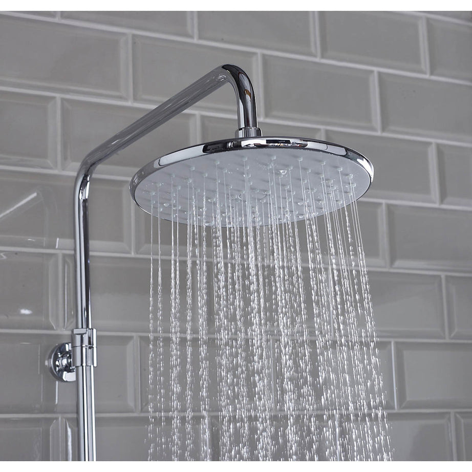 Bristan Mixer Shower Thermostatic Multi Head Round Gloss Chrome Effect Rear Fed - Image 2