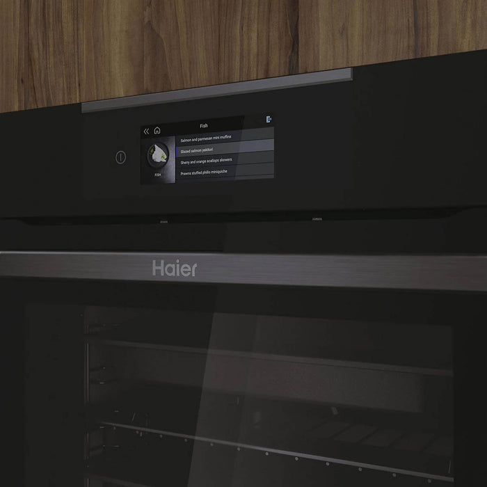 Haier Electric Oven Single Built In Integrated Touch Control 56-85L 60cm - Image 5