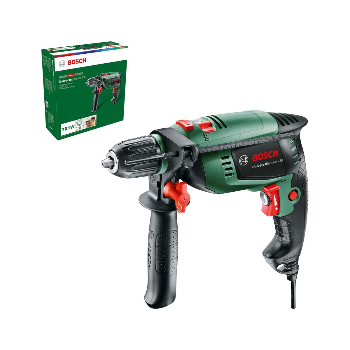 Bosch Impact Driver Electric UniversalImpact730 Soft Grip Ergonomic Tool 730W - Image 3