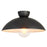 Ceiling Light LED Lamp Dome Shade Steel Matt Black Dimmable Contemporary - Image 3