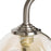 Table Lamp Brushed Satin Nickel Effect Metal Champagne Glass Industrial 6W - Image 6