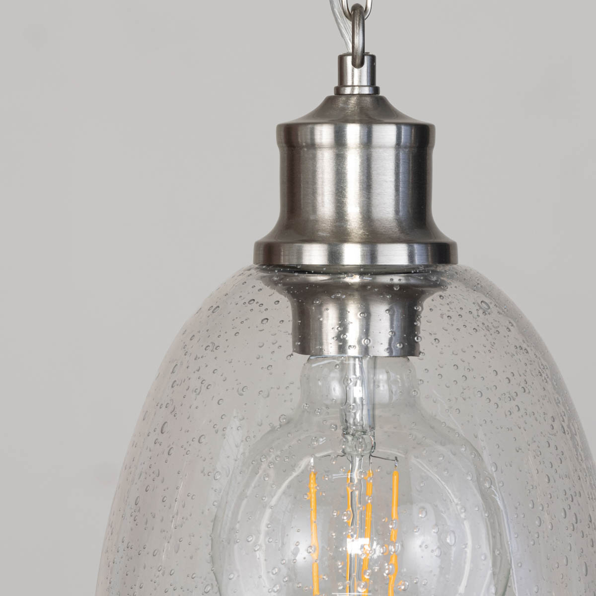 LED Pendant Ceiling Light 3 Way Satin Nickel E27 Living Room Bedroom Modern 10W - Image 4