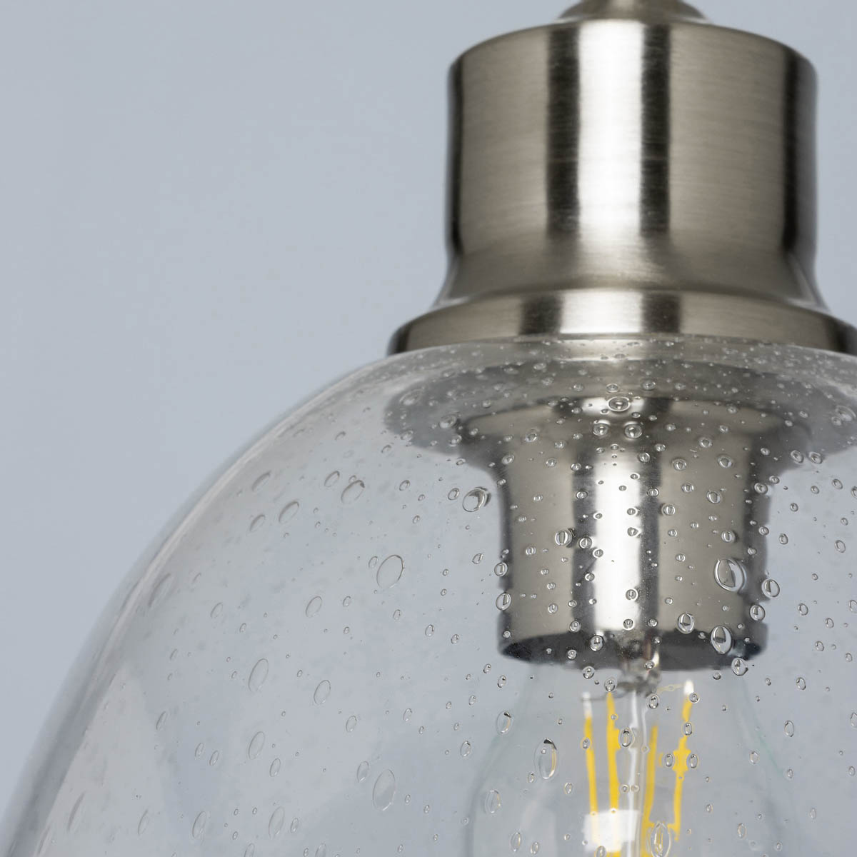 Inlight Pendant Ceiling Light LED Satin Nickel Effect Industrial (Dia)250mm - Image 5